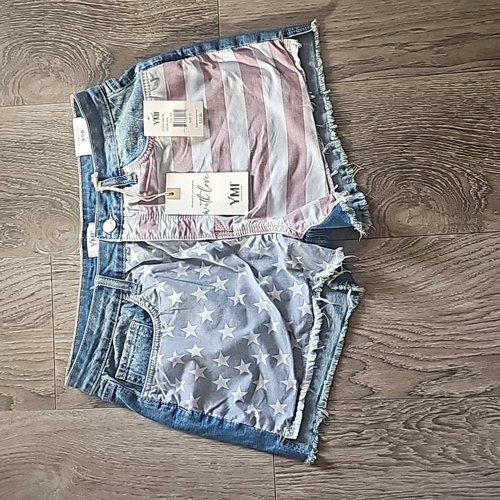 NWT YMI Ameican jean shorts.